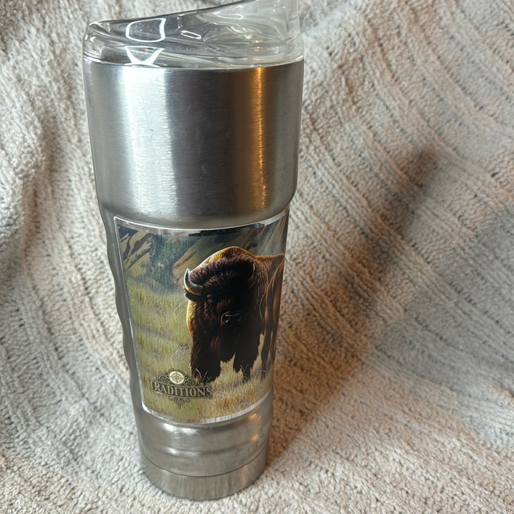 Tervis Stainless Steel Buffalo Mug - Pre Loved with a lot of life left-SEE PICS